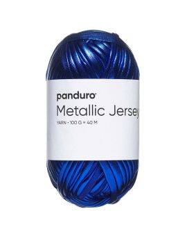 Panduro garen Metallic Jersey - blauw