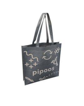 Grijze shopping bag - "I used to be a fridge"