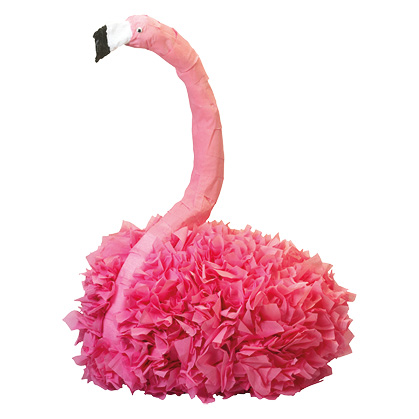 een flamingo