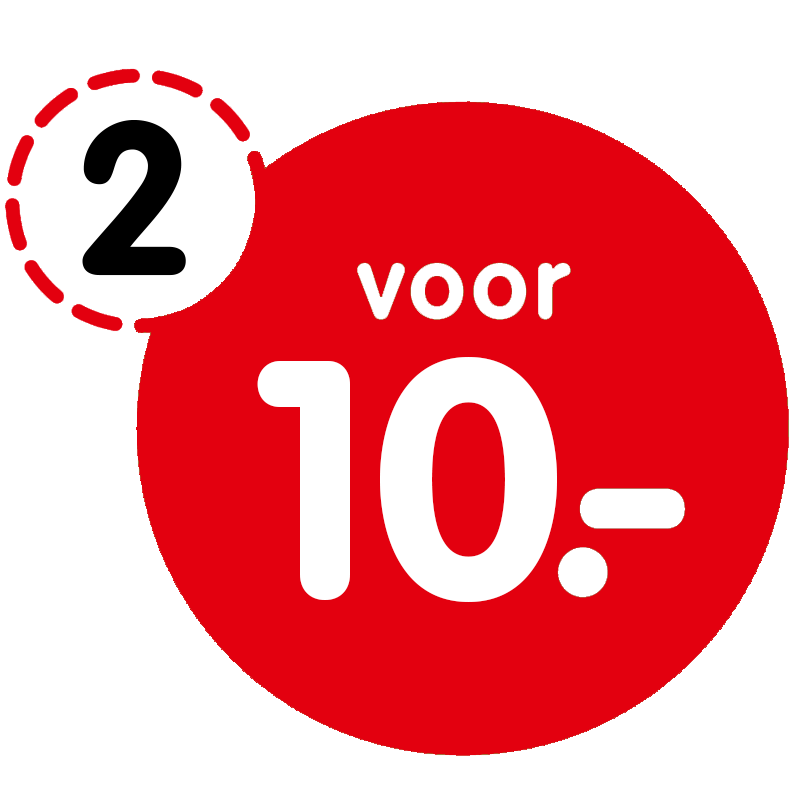 2 voor €10