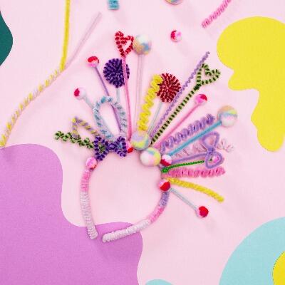 een superzachte verjaardagsdiadeem