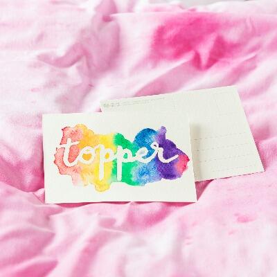 een aquarel kaartje voor papa of mama