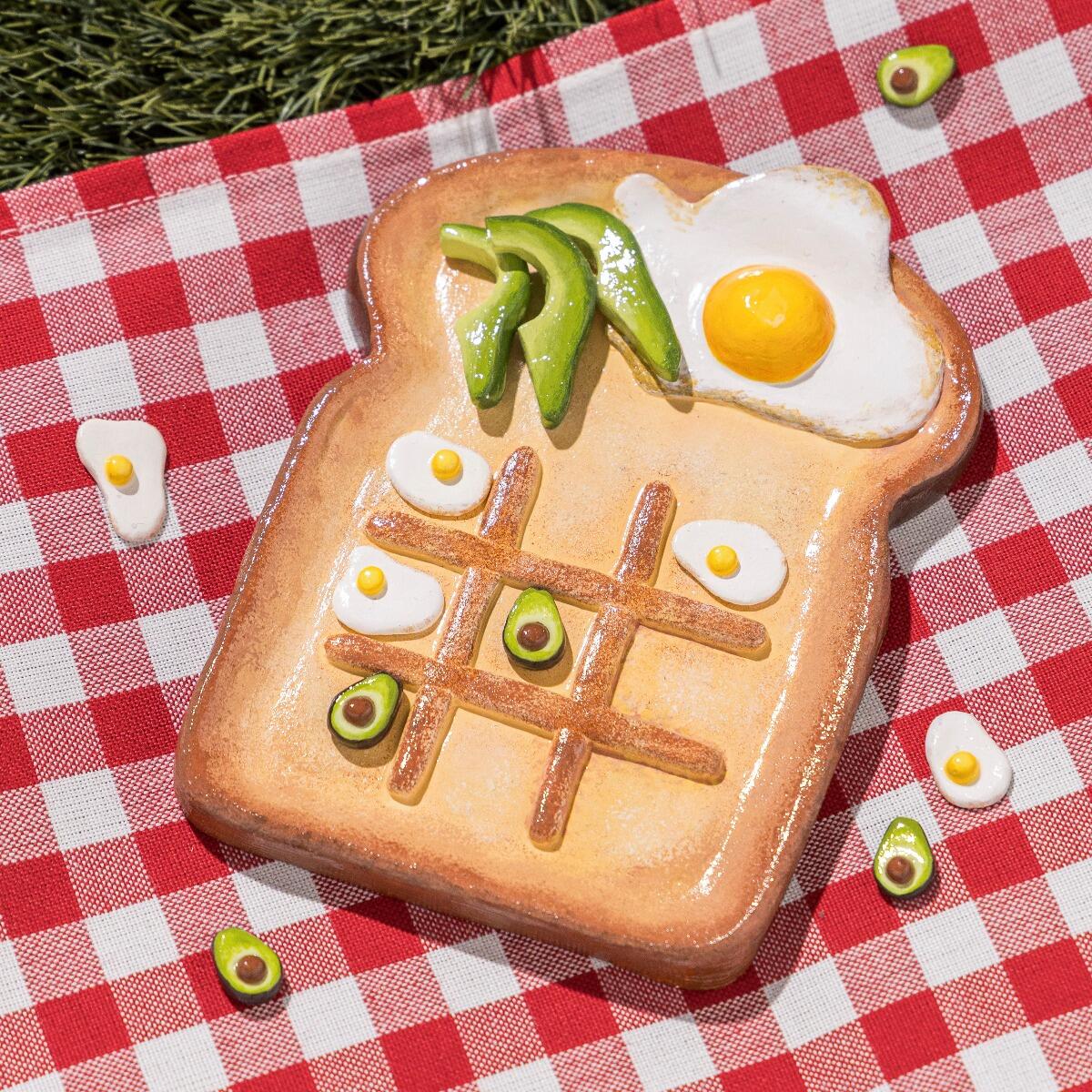 tic-tac-toast van klei