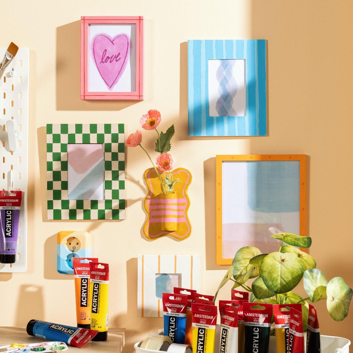 acrylverf wanddecoratie