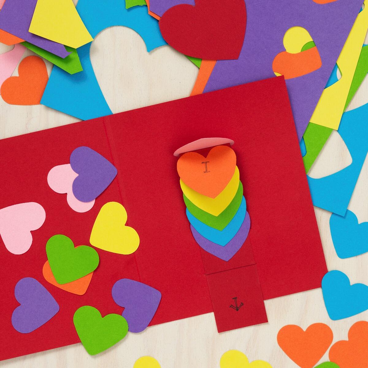 een valentijnskaart met verborgen boodschap