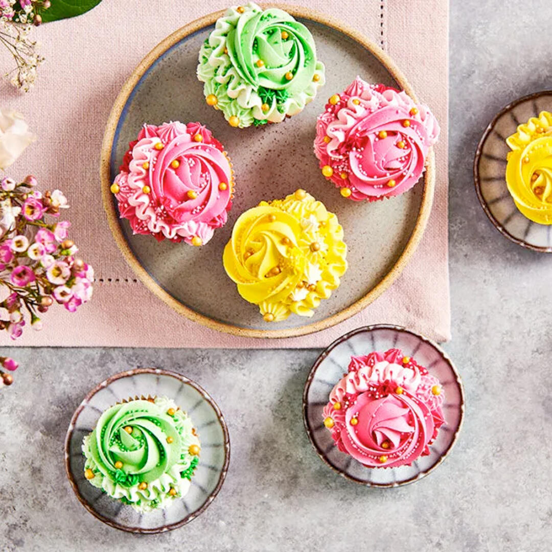 swirly cupcakes met sprinkles