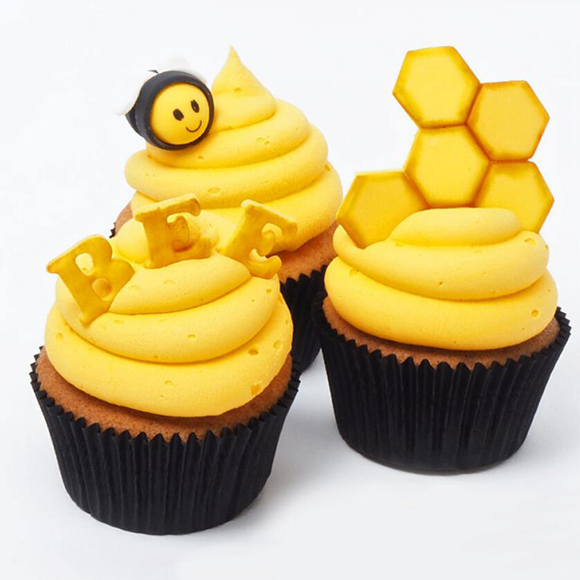 bijen cupcakes