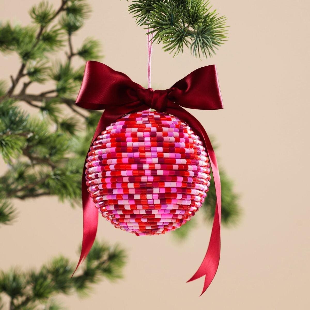 strijkkralen kerstbal