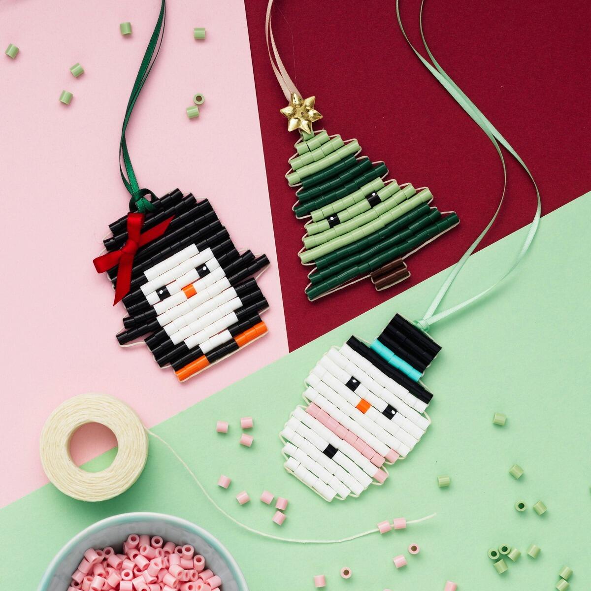 gewoven strijkkralen hangers