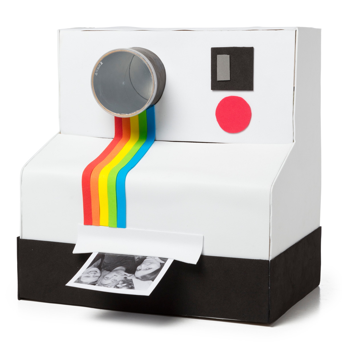 Surprise polaroid camera