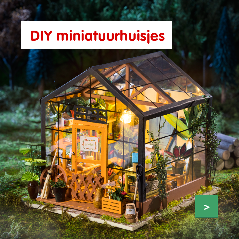 Robotime DIY miniatuurhuisjes bouwen