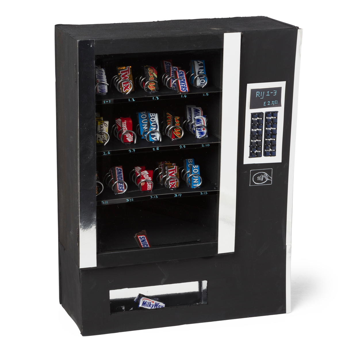 Surprise snoepautomaat met chocolade